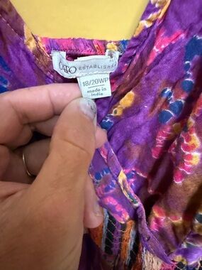 Cato Established Purple Floral midi dress 18/20 women’s petite